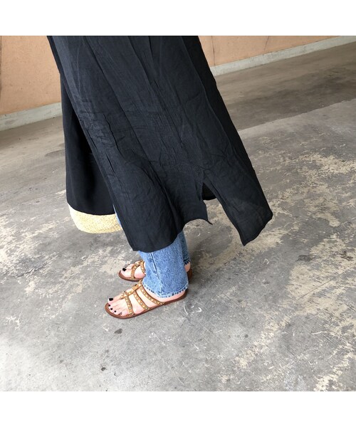 copine(コピン)の「再入荷!シフォンロングガウン(3color)【クリックポスト対象商品】(カーディガン/ボレロ・レディース・その他)」の5枚目の写真
