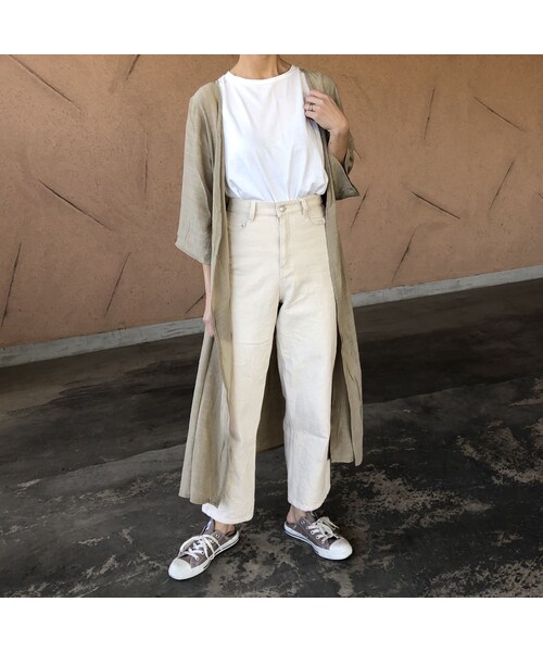 copine(コピン)の「再入荷!シフォンロングガウン(3color)【クリックポスト対象商品】(カーディガン/ボレロ・レディース・その他)」の6枚目の写真