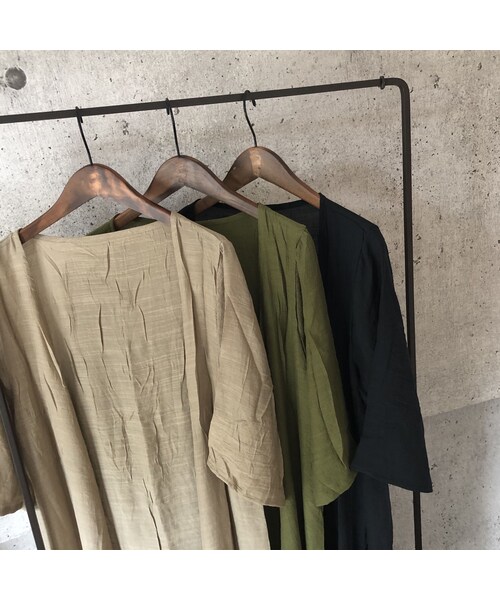 copine(コピン)の「再入荷!シフォンロングガウン(3color)【クリックポスト対象商品】(カーディガン/ボレロ・レディース・その他)」の15枚目の写真