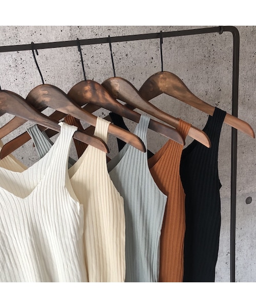 copine（コピン）の「大人ベーシック！リブニットタンクトップ(5color)【クリックポスト対象商品】（タンクトップ・レディース・その他）」の15枚目の写真