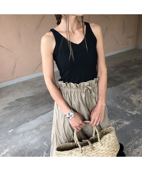 copine（コピン）の「大人ベーシック！リブニットタンクトップ(5color)【クリックポスト対象商品】（タンクトップ・レディース・その他）」の6枚目の写真