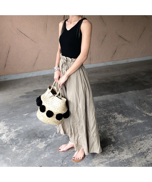 copine（コピン）の「大人ベーシック！リブニットタンクトップ(5color)【クリックポスト対象商品】（タンクトップ・レディース・その他）」の4枚目の写真