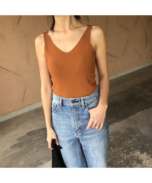 copine（コピン）の「大人ベーシック！リブニットタンクトップ(5color)【クリックポスト対象商品】（タンクトップ・レディース・その他）」の11枚目の写真