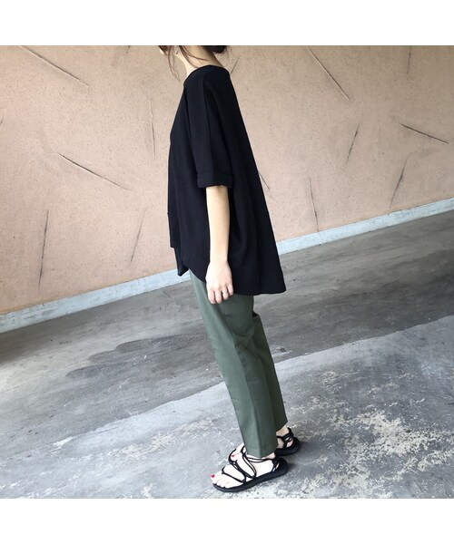 copine（コピン）の「ワッフルドルマンオーバーサイズTシャツ(3color)【クリックポスト対象商品】（Tシャツ/カットソー・レディース・その他）」の3枚目の写真