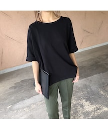 copine | ワッフルドルマンオーバーサイズTシャツ(3color)【クリックポスト対象商品】(Tシャツ/カットソー)