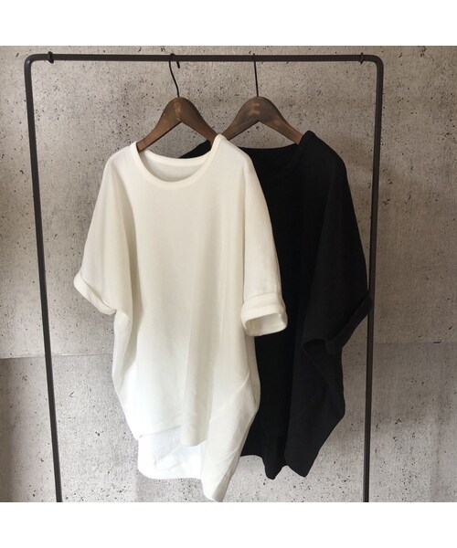 copine（コピン）の「ワッフルドルマンオーバーサイズTシャツ(3color)【クリックポスト対象商品】（Tシャツ/カットソー・レディース・その他）」の13枚目の写真