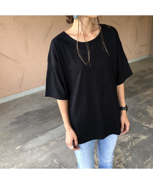 copine（コピン）の「裾スリットオーバーサイズTシャツ(4color)【クリックポスト対象商品】（Tシャツ/カットソー・レディース・その他）」の13枚目の写真
