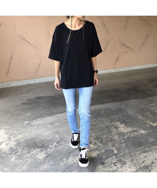 copine（コピン）の「裾スリットオーバーサイズTシャツ(4color)【クリックポスト対象商品】（Tシャツ/カットソー・レディース・その他）」の11枚目の写真