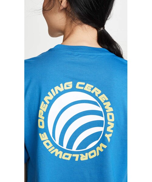 OPENING CEREMONY（オープニングセレモニー）の「Opening Ceremony Ruffle Peplum Tee（Tシャツ/カットソー・レディース・Blue・XS/S/M/L）」の3枚目の写真