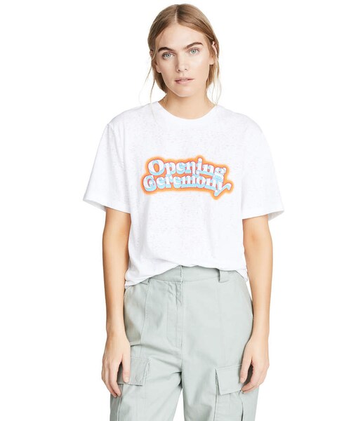 OPENING CEREMONY（オープニングセレモニー）の「Opening Ceremony Unisex Burnout Graphic Tee（Tシャツ/カットソー・レディース・White・XS）」の6枚目の写真