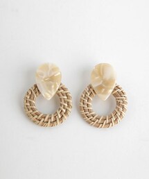 DHOLIC | ウッドサークルピアス(ピアス（両耳用）)