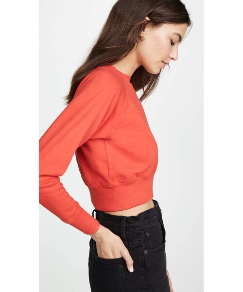 hanes cropped sweatshirt