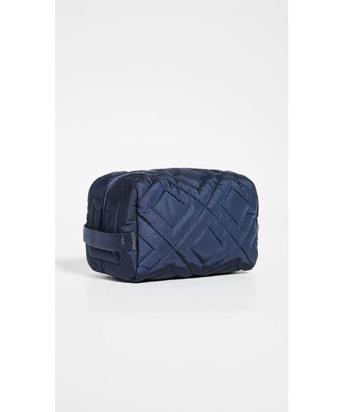 TORY BURCH(トリーバーチ)の「Tory Burch Fleming Quilted Nylon Cosmetic Case(メイクブラシ・レディース・Royal Navy・One Size)」の4枚目の写真