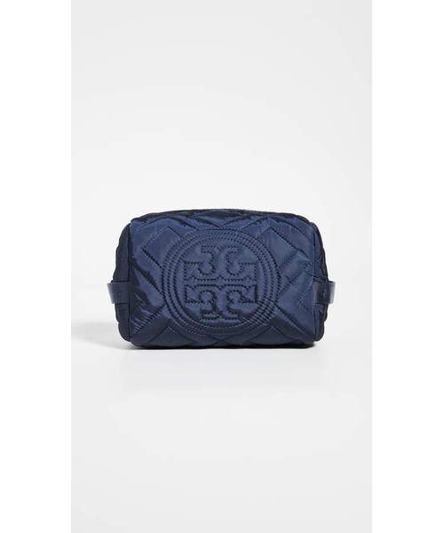 TORY BURCH(トリーバーチ)の「Tory Burch Fleming Quilted Nylon Cosmetic Case(メイクブラシ・レディース・Royal Navy・One Size)」の1枚目の写真