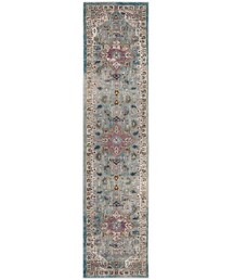 Safavieh Aria Green and Creme 2' x 8' Runner Area Rug