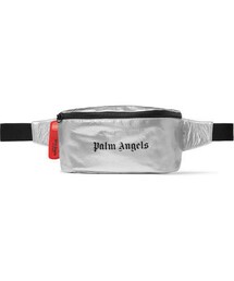 Palm Angels Logo-Print Shell Belt Bag