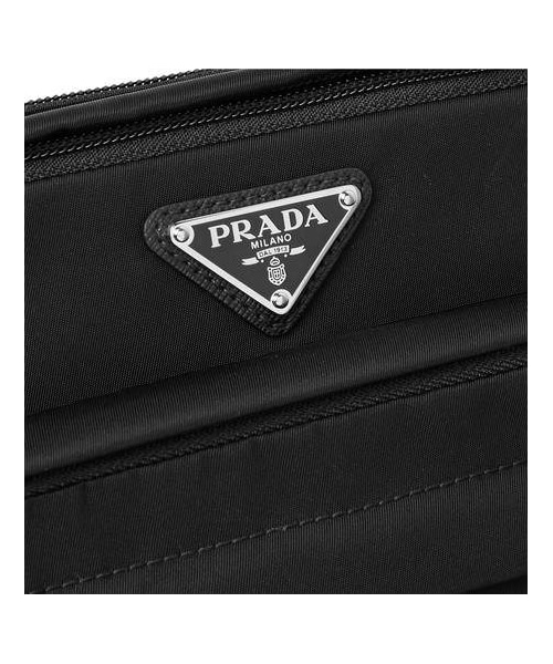 PRADA（プラダ）の「Prada Saffiano Leather-Trimmed Nylon Belt Bag（メッセンジャーバッグ・メンズ・Black・One Size）」の5枚目の写真