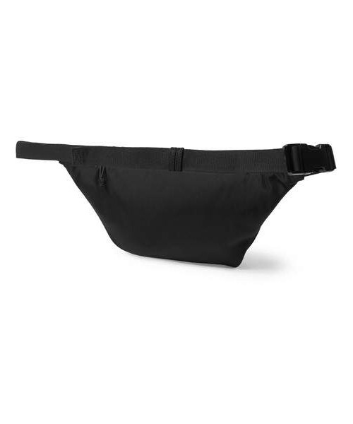 BALENCIAGA（バレンシアガ）の「Balenciaga Explorer Logo-Appliquéd Canvas Belt Bag（メッセンジャーバッグ・メンズ・Black・One Size）」の3枚目の写真
