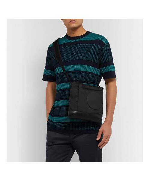 dunhill（ダンヒル）の「Dunhill Radial LeatherTrimmed NylonCanvas Messenger