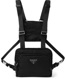 Prada Leather-Trimmed Nylon Harness Bag