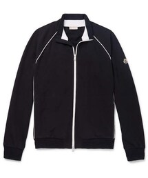 Moncler Loopback Stretch-Cotton Jersey Track Jacket