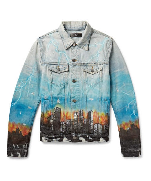 美品AMIRIアミリ デニムジャケット IT 52 AMIRI - アミリ AMIRI デニムジャケットの通販 by KOMEHYO