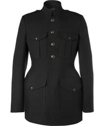 Balenciaga Slim-Fit Virgin Wool-Twill Coat