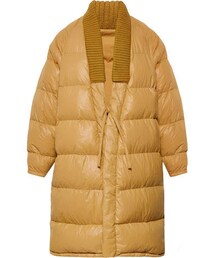 visvim Yukata Oversized Wool-Trimmed Quilted Nylon Down Coat