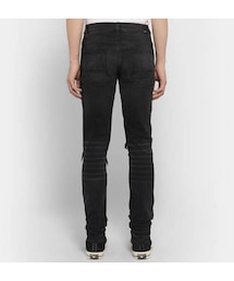 AMIRI（アミリ）の「AMIRI Mx1 Skinny-Fit Panelled Distressed