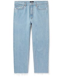 A.P.C. Alan Cropped Distressed Denim Jeans