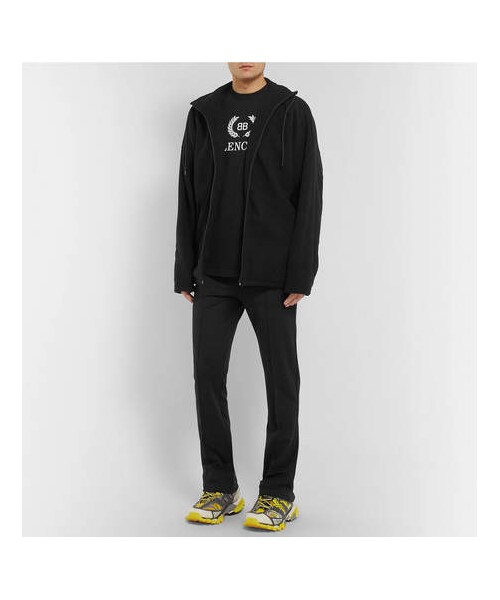 BALENCIAGA(バレンシアガ)の「Balenciaga Oversized Logo-Print Cotton-Jersey T-Shirt(Tシャツ/カットソー・メンズ・Black・XXL/L/XXS)」の3枚目の写真