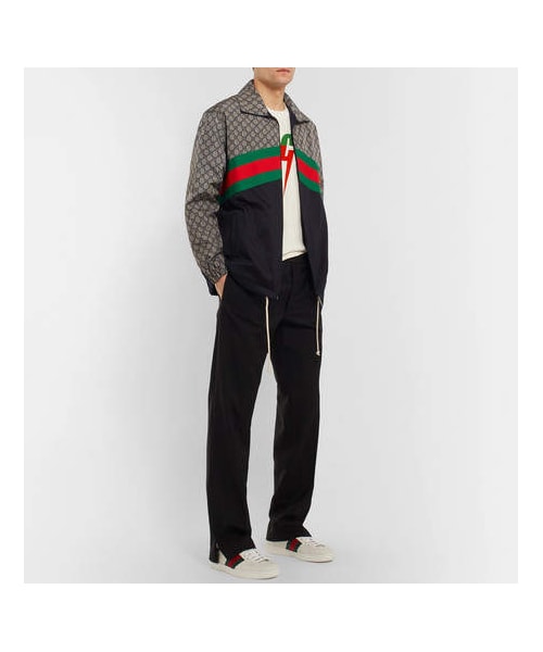 GUCCI（グッチ）の「Gucci Oversized Logo-Print Cotton-Jersey T-Shirt（Tシャツ/カットソー・メンズ・White・XXL/XL/M）」の3枚目の写真