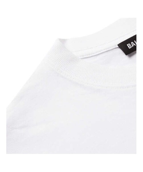 BALENCIAGA（バレンシアガ）の「Balenciaga Logo-Print Cotton-Jersey T-Shirt（Tシャツ/カットソー・メンズ・White・L/XS/M/S/XL）」の2枚目の写真