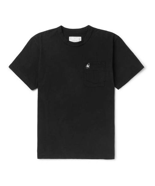 Sacai/Dr.woo 刺繍Tシャツ sacai×Dr.Woo コラボ / Embroidery 刺繍 フレアTシャツ（sacai
