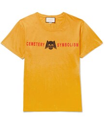 GUCCI | Gucci Printed Cotton-Jersey T-Shirt(Tシャツ/カットソー)