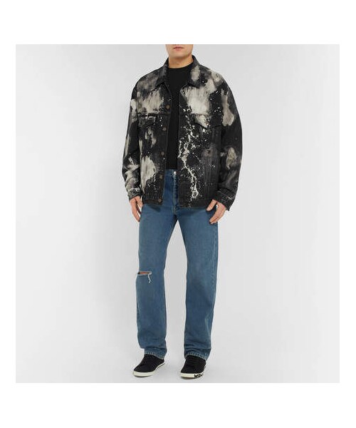 BALENCIAGA（バレンシアガ）の「Balenciaga Oversized Logo-Print Cotton-Jersey T-Shirt（Tシャツ/カットソー・メンズ・Black・M/L/XXL/XL）」の4枚目の写真