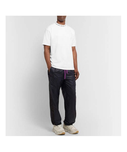Acne Studios（アクネストゥディオズ）の「Acne Studios Navid Logo-Print Stretch-Jersey T-Shirt（Tシャツ/カットソー・メンズ・White・M/S/XS/L/XL）」の4枚目の写真