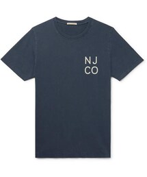 Nudie Jeans Roy Logo-Print Organic Cotton-Jersey T-Shirt