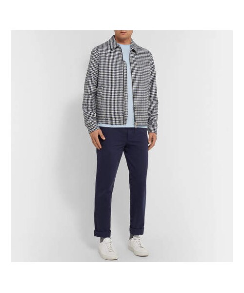 HUGO BOSS（ヒューゴボス）の「Hugo Boss Slim-Fit Cotton-Jersey T-Shirt（Tシャツ/カットソー・メンズ・Blue・M/XL/L）」の3枚目の写真
