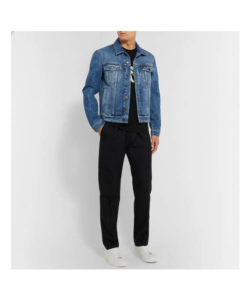 GIVENCHY（ジバンシイ）の「Givenchy Glow-In-The-Dark Logo-Print Cotton-Jersey T-Shirt（Tシャツ/カットソー・メンズ・Black・M/XL/L/S/XS）」の4枚目の写真