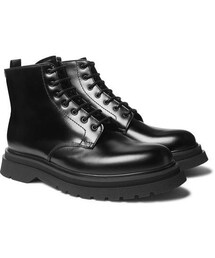 Prada Spazzolato Leather Boots