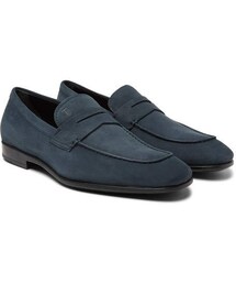 Tod's Gommino Nubuck Penny Loafers