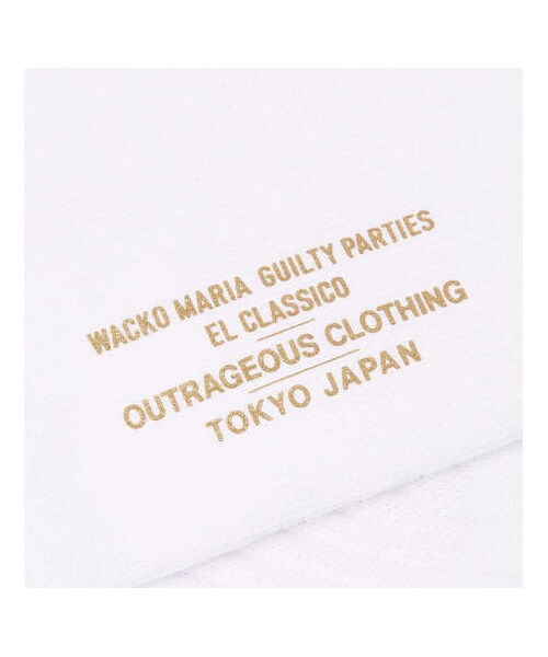 WACKO MARIA(ワコマリア)の「Wacko Maria Striped Cotton-Blend Socks(ソックス/靴下・メンズ・White・One Size)」の2枚目の写真