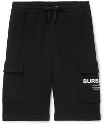BURBERRY | Burberry Logo-Print Loopback Cotton-Jersey Cargo Shorts(その他パンツ)