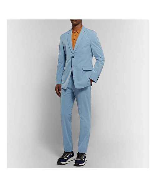 PRADA（プラダ）の「Prada Light-Blue Slim-Fit Tech-Twill Suit