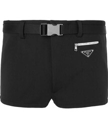 Prada Short-Length Tech-Jersey Swim Shorts