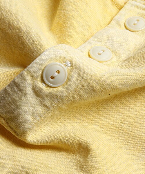 FREAK'S AMERICA（フリークスアメリカ）の「【MADE IN USA】アメリカ ショートスリーブヘンリーネックTシャツ（その他・メンズ・ホワイト/ブラック/レモンイエロー/ターコイズブルー/ブルー・S/M/L）」の12枚目の写真