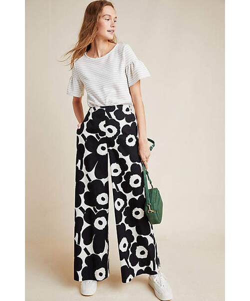 marimekko（マリメッコ）の「Marimekko Floral Wide-Leg Trousers