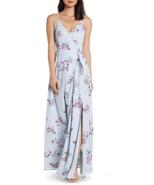 WAYF（-）の「WAYF The Angelina Slit Wrap Gown（ワンピース）」 - WEAR 