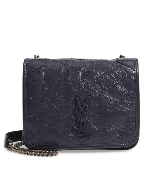 Saint Laurent(サンローラン)の「Saint Laurent Niki Leather Crossbody Bag(ショルダーバッグ・レディース・Beige/Black/Blue/Green/White/Red・One Size)」の5枚目の写真